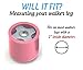 Deal: 3 Pairs Extra Durable GlideCaps Walker Caps (Pink)