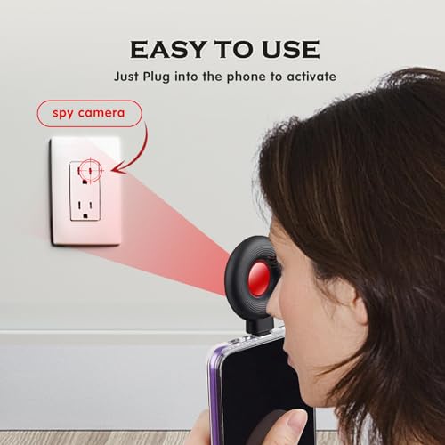 OJR Mini Hidden Camera Detector - Camera Finder and Spy Cam Detection Device - Detects Wireless and Wired Cameras for Privacy Protection - Image 5