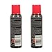 Jerome Russell Spray-on Color Black Hair Thickener, for Fine and Thinning Hair, Conceals Bald Spots, Grey Hair, Hides Root Re-growth, Works for Men and Women, 3.5 oz - 2 Pack