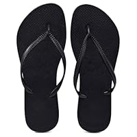 Chinelo De Dedo Feminino Branco CM Shoes Estilo Havai (Preto, BR, Adulto, Numérico, 36)