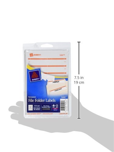 Avery Print or Write File Folder Labels for Laser and Inkjet ...