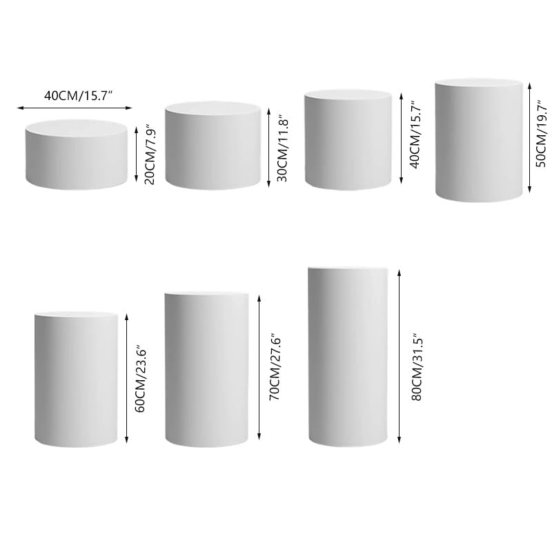 Support cylindrique multi-tailles étanche 40x50cm expo mariage - 2