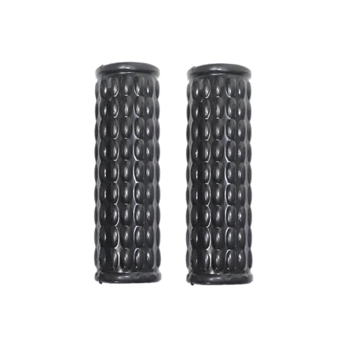 Image of TVS Scooty /Bike Handle Grip Cover (Model 4), Handle Bar Good Grip to Rider, All Weather Protection with Premium Virgin PVC Material |Anti Slip| Riding Accessories - Black (Set of 2)