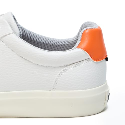 Image of BOSS Men's Aiden Logo Block Leather Low Top Sneakers