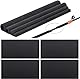 Goture Angelrute Reparatur Carbon Fiber Stick für Spinnangeln/Casting Rod Repair Kit mit Schleifpapier (2/4/6/8/10mm)