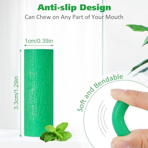 OFFCUP Aligner Chewies, 10 Stück Aligner Tablett Sitzer Chewies für Aligner Chompers, Aligner Tray Seaters Chewies Aligner Tablett Sitzplätze für Looping Chewie - Grün