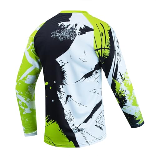 YOUALSO Criança-Unissex Camisa De Ciclismo Para Jovens, Montanha Motocicleta, Motocross, Bmx, Moto M