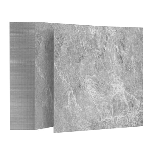 FIVMEN Pavimenti in PVC, 30 x 30 cm, 27 pezzi, autoadesivi, per pavimenti in vinile, impermeabili, antiscivolo, per soggiorno, cucina, bagno (S55, 2,5 ㎡)