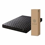 ZINUS ジヌス ベッド マットレス セミダブル ポケットコイル 15cm ブラック 硬め mattress コスパが良い 体圧分散 耐久性 5年保証 体を適度に支える 通気性 長持ちする 静音 厚め設計 ホテル品質 ベーシック BASIC