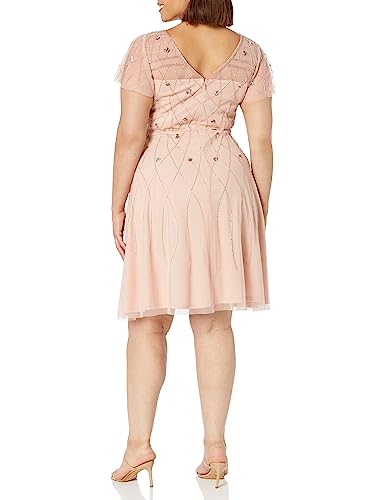 Image of Adrianna Papell Women's Beaded Short Dress