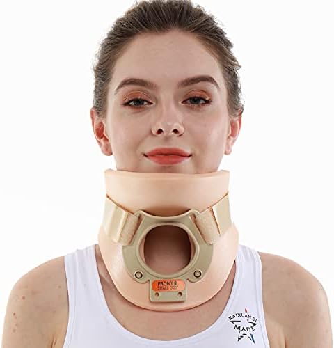 Philadelphia Neck Brace Foam Lightweight Soft Cervical Collar Height 3 1/4 Inch Immobilizer Collar Support Neck Traction Device Neck and Head Braces (Size M)