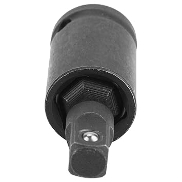 UBERSWEET Universal Pneumatic Joint, Wrench Socket Adapter, Strong Torsion Great Impact Resistance Molybdenum Steel for Forging(1/4 pneumatic universal head)