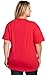DC Comics Wonder Woman Plus Size T-Shirt Logo Graphic Costume Print (Red, 3X)