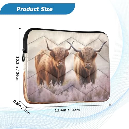 Funda para Laptop Highland Cows 13-14 Pulgadas Impermeable miniatura 3