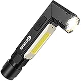 【Linterna LED Recargable】: la linterna tiene una batería incorporada de 18650 (1800mAh) de litio. Se puede cargar simplemente girando la cubierta superior y conectándola al adaptador. No requiere un cable USB. Tarda unas 4 horas en cargarse y puede funcionar de forma continua durante 6-10 horas.