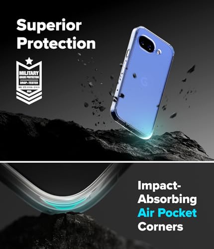 Image of Ringke Fusion for Google Pixel 10a [Anti-Fingerprint Frosted Back] Slim Translucent Protective Cover with Shockproof Case Back Cover - Matte Clear