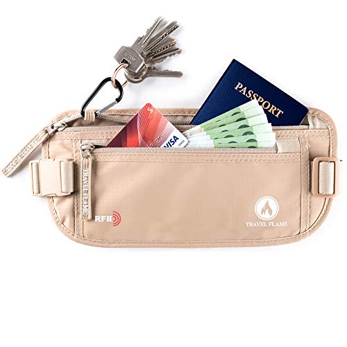 Travel Money Belt For Women And Men - Hidden Wallet For Travel With Rfid Blocking Material - Secure, Waterproof Money Belt For Travel And Daily Use #TOP3