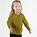 Boys Girls' School Uniform Basic Cardigan Sweater Kids Long Sleeve Button Up with Ribbed Cuffs (G, 18-24 Months)