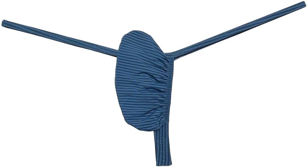 Men Push-out G-string Tangas Underwear Enhance Pouch Mini Bikini Thong Ice Silk T-back Jockstrap Lingeries - Image 6