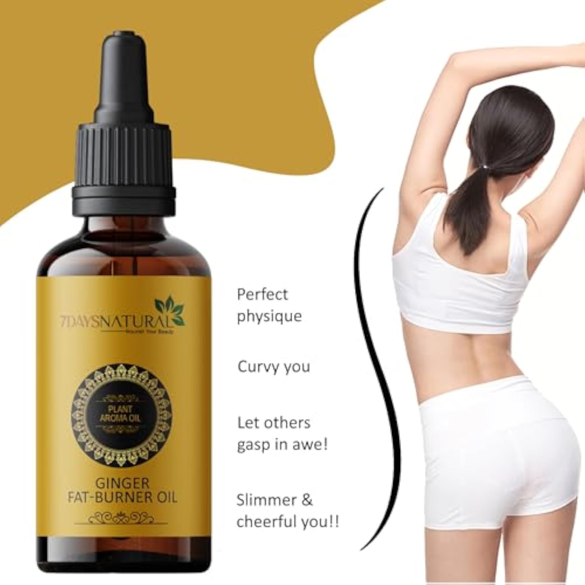 7DAYSNATURAL Ginger Essential Aroma, 30 ml