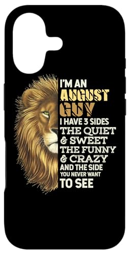 Custodia per iPhone 17 I'm An August Guy - I Have 3 Sides - Lion Leo Birthday
