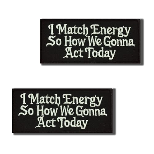 2 PCS Tactical I Match Energy So How We Gonna