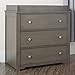 Forever Eclectic Harmony 3-Drawer Dresser with Changing Table Topper, Dapper Gray