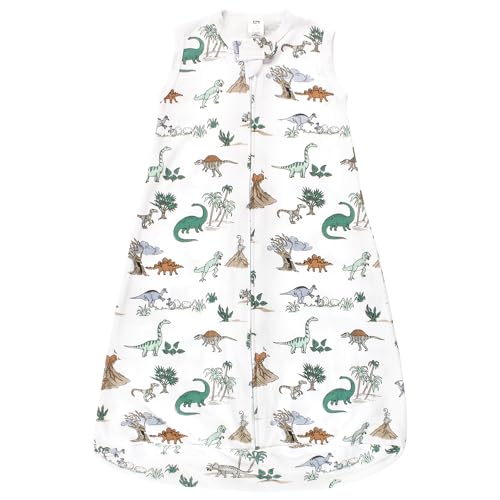 Image of Hudson Baby Unisex Baby Cotton Wearable Sleeping Bag, Sack, Blanket, Boy Dino World Sleeveless, 18-24 Months