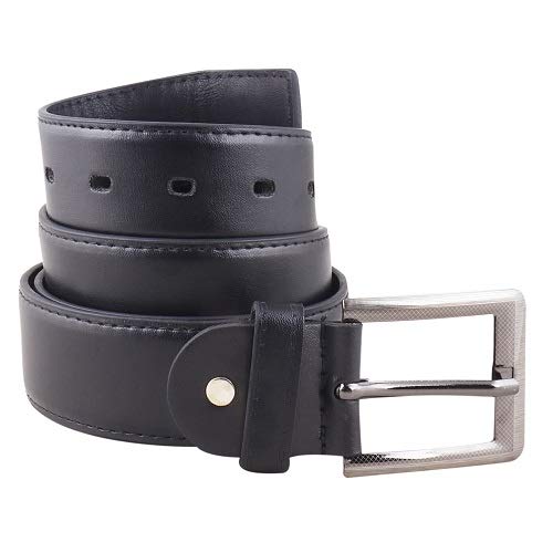 Lime WearBlack Men's PU Leather Belt
