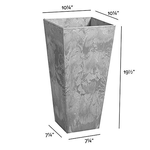 Artstone 35190.01 Ella Tall Planter Grey 19.5-Inch #TOP3