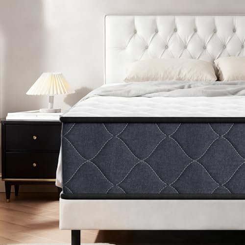 DEWINNER Matelas 140 x 190 cm en mousse à mémoire de forme, 22 cm, ferme