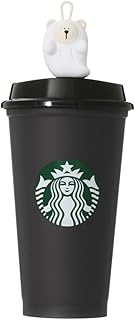 STARBUCKS スタバ スターバックス ハロウィン2025 カラーチェンジングリユーザブルカップ 473ml + ドリンクホールキャップ ベアリスタ ゴースト リユーザブル ハロウィン2025 セット