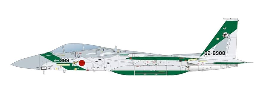 プラッツ　Ｆ−１５Ｊアグレス９０６号機　1/72完成品 プラッツ 1/72 F-15J アグレス906号機 制作11 完成1 | 青い