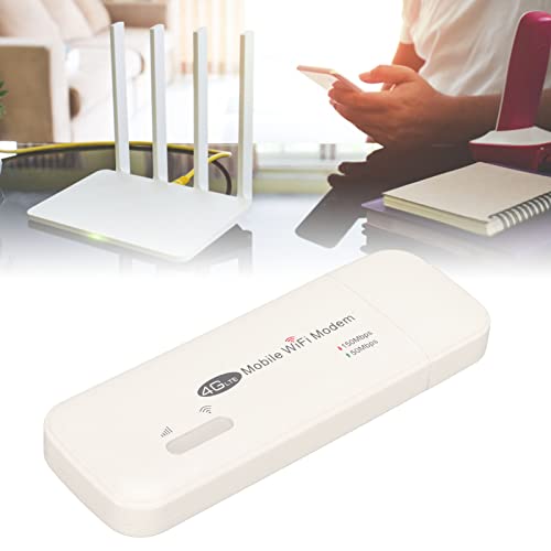 Image of Vikye 4G WiFi Modem, Plug and Play, SIM Card Slot, 150Mbps, 10 Users Supported, Wireless LTE Router for Tablet Laptop Phone, USB Modem Included, VIKYER4K852WIQU