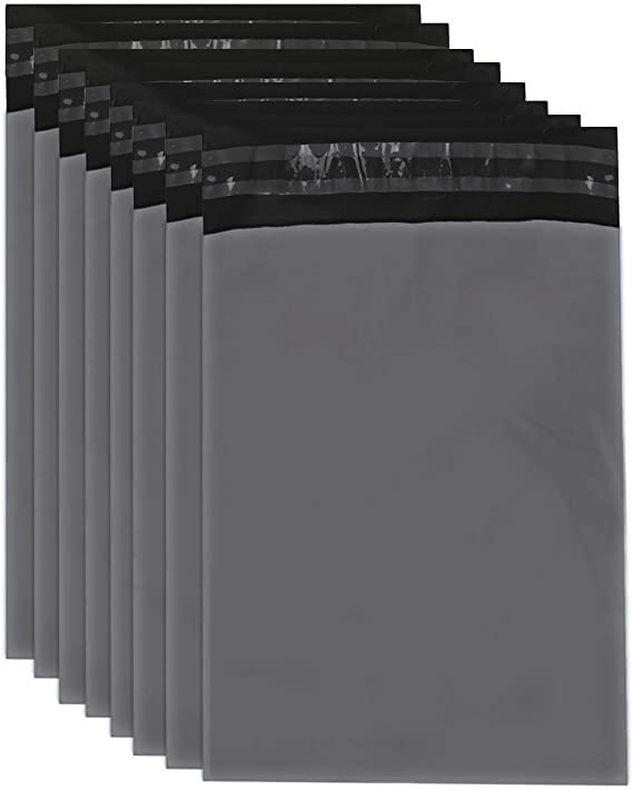Red Rainbow Strong Mailing Bags, Self Seal Strong Waterproof Poly, Packaging And Postage Boxes, Small, Medium, Large Mail, Self Seal -(50 pk) (22X30" (550X750mm), GREY)