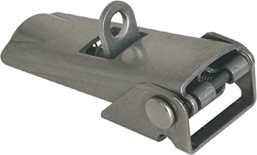 Image of Kipp 05542-3420601 Steel Adjustable Latch, 104.8 inch Height, Screw-On Holes Covered, Style C, Galvanized and Blue Chromated Finish, 1000 N Holding Force, Metric