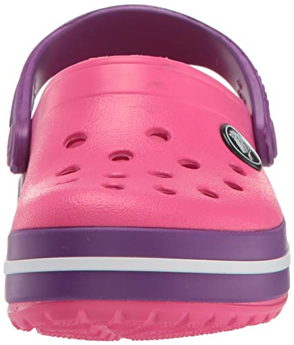 Image of Crocs Unisex Child K Paradise Pink Or Amethyst Clogs - 6 Kids Uk (C6)