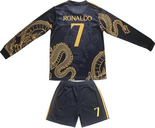 CEKFAX Madrid Ronaldo #7 Special Gold Black Dragon...
