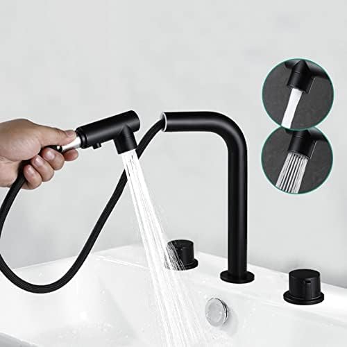 Robinet d'évier de cuisine avec pulvérisateur amovible et grand bec à arc élevé