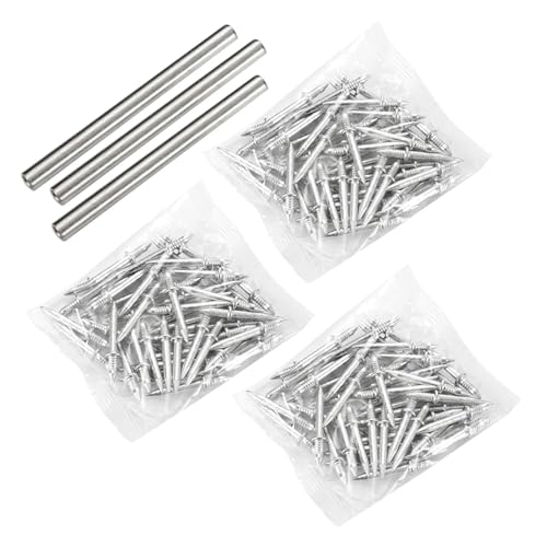 Clavos sin costura con punta doble para molduras, 800 piezas, con herramienta de socket específica para clavos miniatura 7