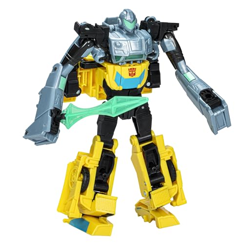Transformers EarthSpark Cyber-Combiner, Figurines Bumblebee et Mo Malto