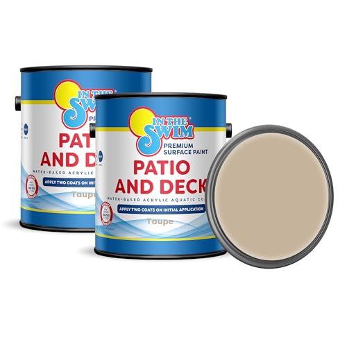 In The Swim Patio and Deck Paint - Taupe - Water Based Acryl...