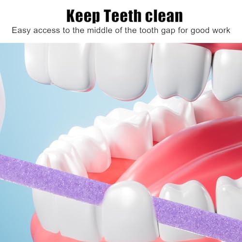 Hpmjz 60 Stück Zahnschleifpapier für Zwischenräume Zahn Polierstreifen Dental Schleifstreifen Zahnschleifpapier Mundpflege Zähne Finishing Gloss Contouring Tool Für Die Tiefenreinigung Von Zähnen