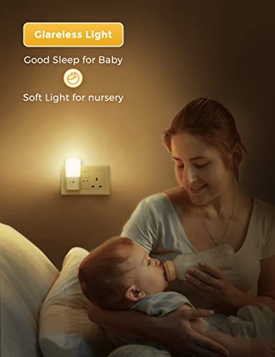Plug in Night Light, LOHAS Dimmable Night Lights, Dusk to Dawn, Brightness Adjustable - Image 4