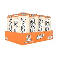 GHOST Energy Drink - 12-Pack, Fizzy Orange, 500 mL Cans - Energy & Focus & No Artificial Colours - 160mg of Natural Caffeine - Vegan