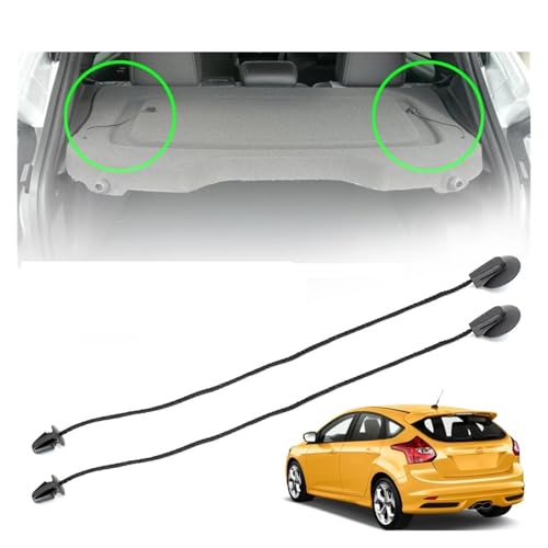Correas de bandeja para arreglar la cubierta de maletero Ford Focus MK3 3