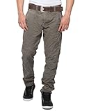  JACK & JONES VINTAGE - Stan Alan Chino, Pantalone da uomo, Verde (Grün (Olive)), 48 IT (34W/34L)
