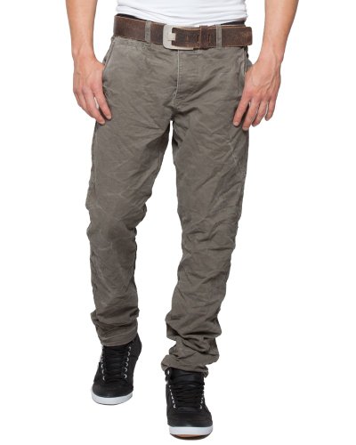  JACK & JONES VINTAGE - Stan Alan Chino, Pantalone da uomo, Verde (Grün (Olive)), 48 IT (34W/34L)