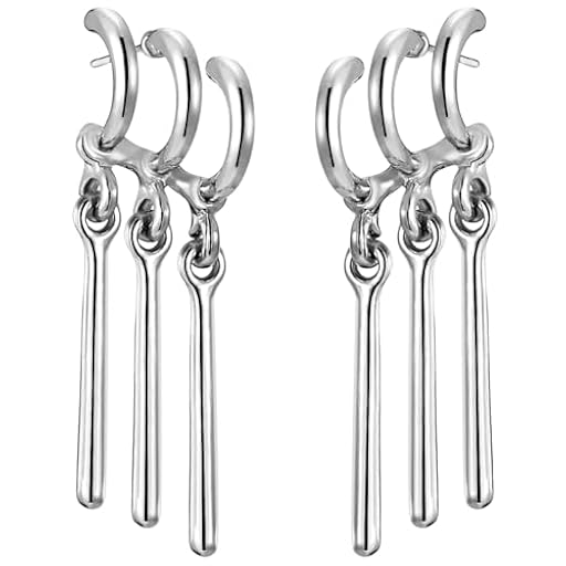 Emibele Zoro Pendientes Colgantes de Garra para Mujer Hombre, Regalo de Joyería para Fans de Anime Zoro, Plata | Ya disponible en tu tienda friki favorita! En mundofriki.es!