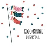 子供の日☆ シール式ウォールステッカー ウォールステッカー 飾り 190×427mm こどもの日 鯉のぼり こいのぼり 端午の節句 032397 ウォールステッカー 鯉のぼり カラフル